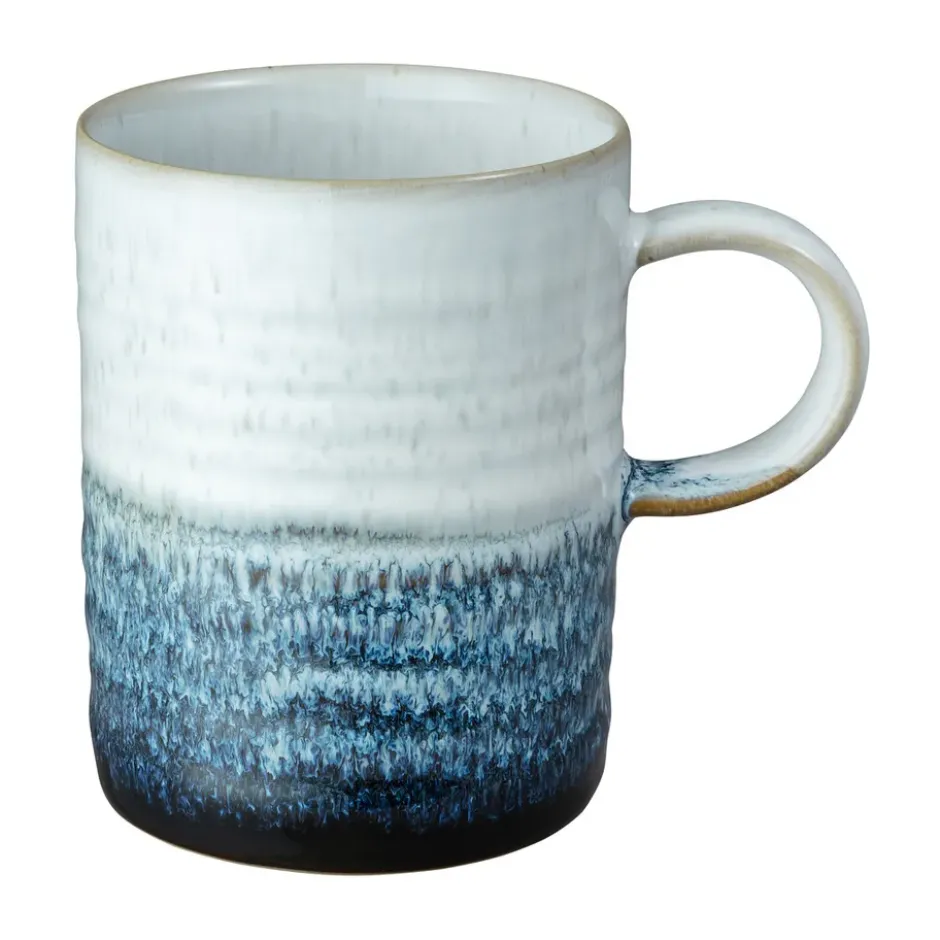 Kiln blue ridged mugg, 41 cl