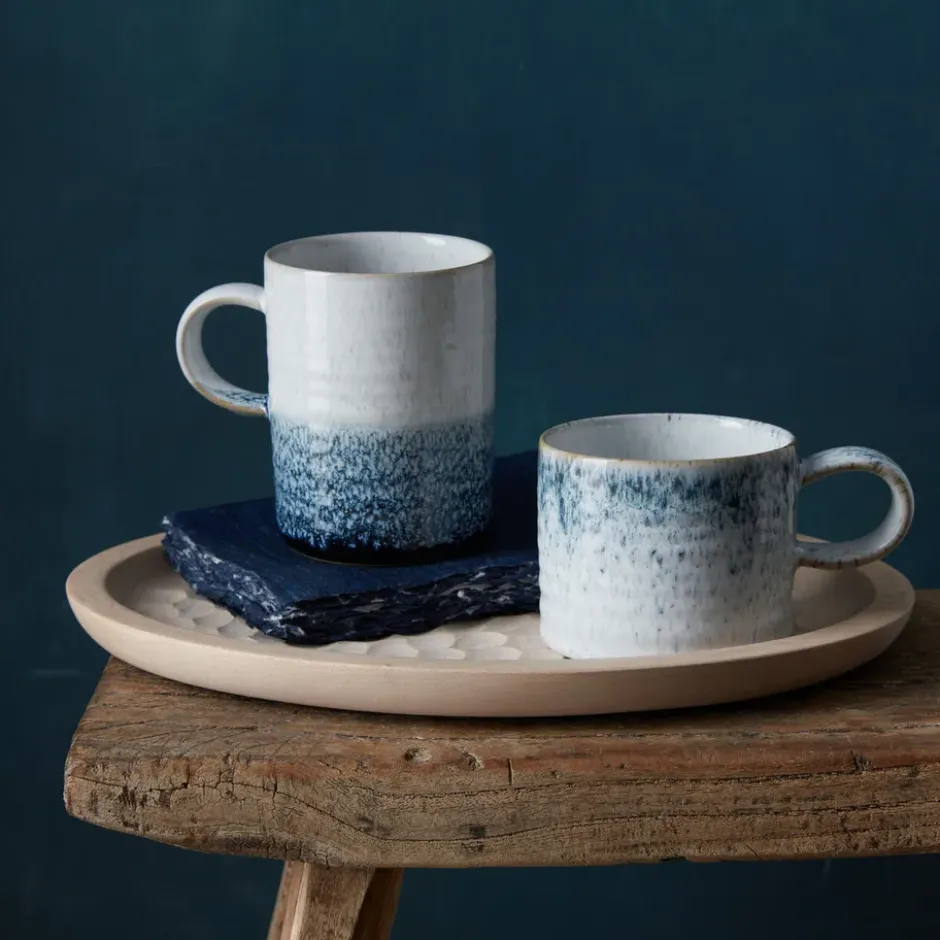Kiln blue ridged mugg, 41 cl