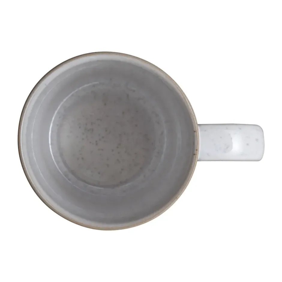 Kiln Coral räfflad mugg, Koral-beige, Ø8 cm