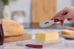 Kilner smörkniv set, Röd-rostfritt stål