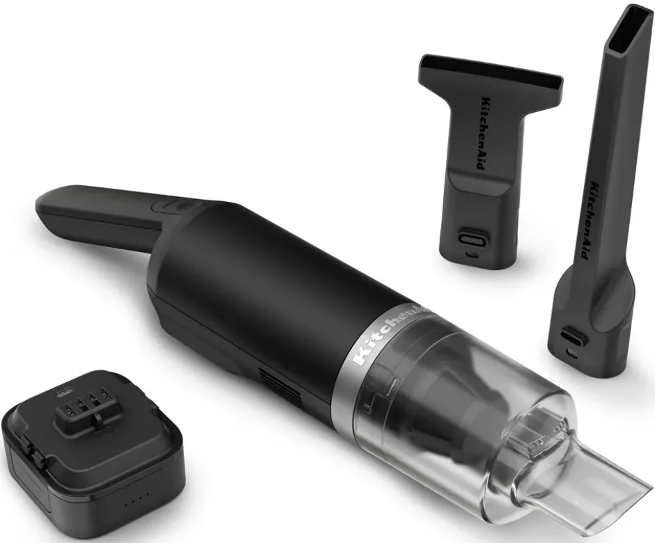 KitchenAid Go sladdlös handdammsugare med batteri, Black matte