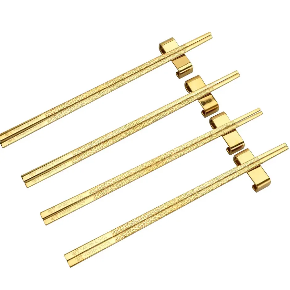 Kito Chopsticks ätpinnar 4-pack, Mässing
