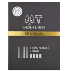 Kito Chopsticks ätpinnar 4-pack, Mässing