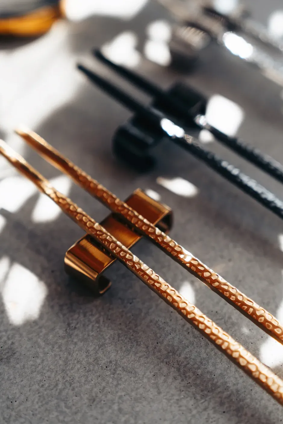 Kito Chopsticks ätpinnar 4-pack, Mässing