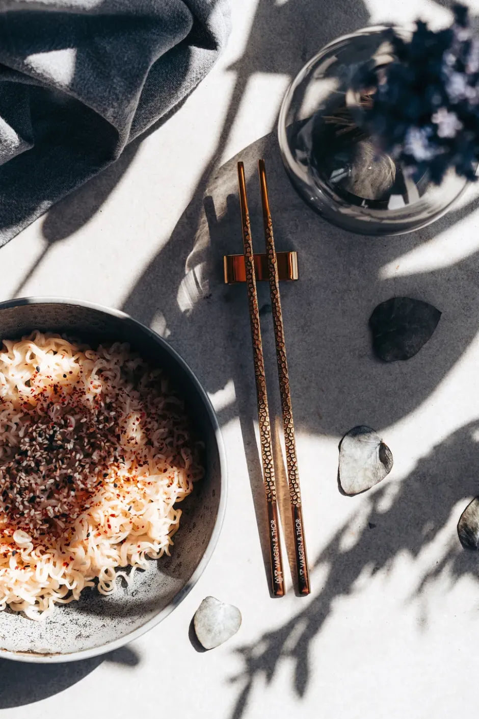 Kito Chopsticks ätpinnar 4-pack, Mässing