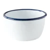 Kockums skål, Kockums white-blå, Ø14 cm