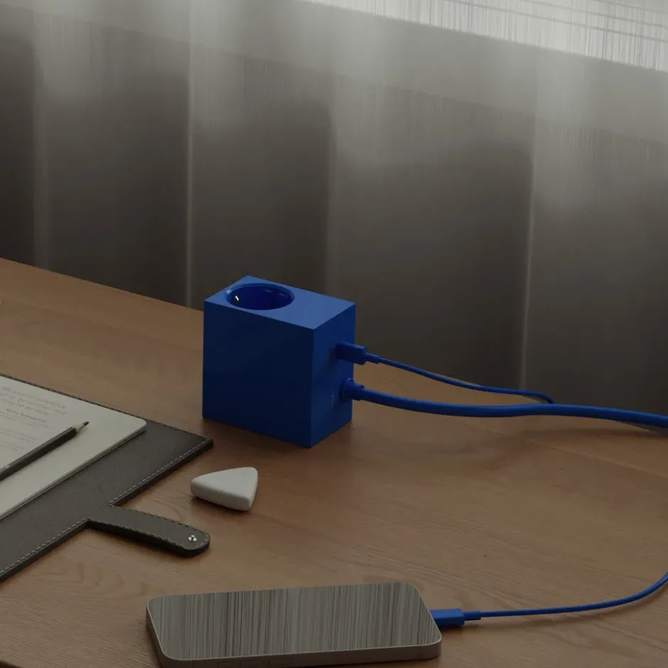 Kord USB-C till USB-C laddningskabel 1,8 m, Catalina Blue