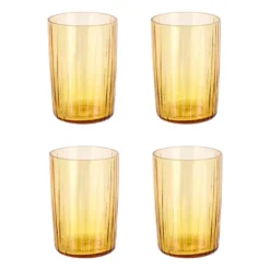 Kusintha vattenglas 28 cl 4-pack, Amber