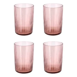 Kusintha vattenglas 28 cl 4-pack, Pink