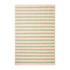 Ladakh ullmatta, Offwhite-green-pink, 230x320cm