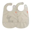Lalee haklapp med kardborre 2-pack, Sand