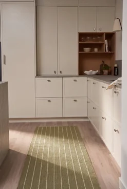 Lane gångmatta, Olive green, 70x200 cm