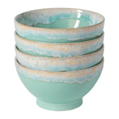 Latte skål, Blå, 55 cl, 4-pack