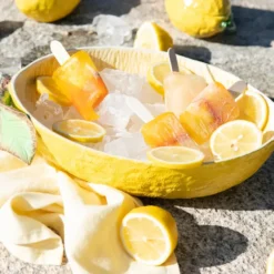 Lemon skål 32 cm, Gul