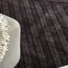 Levels Stripes ullmatta, Brun, 170x240 cm