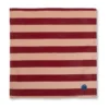 Leya stripe servett 45x45 cm 2-pack, Röd-rosa
