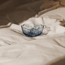 Lily skål Ø13 cm 2-pack, Blue iris