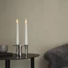 Lind Curve kombinerbar ljusstake krom, Triple