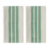 Linu kökshandduk 2-pack, Green