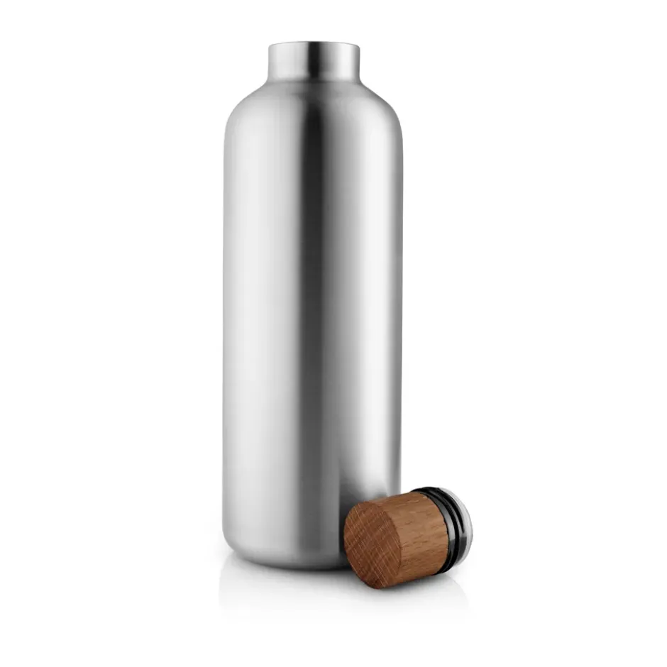 Liquid lounge termosflaska, Brushed steel, 1 L