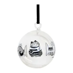 Lisa Larson katter julgranskula, White-black