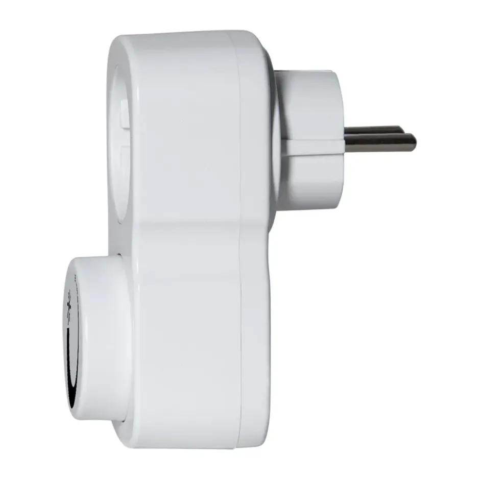 Lit plug-in dimmer Saco, Vit