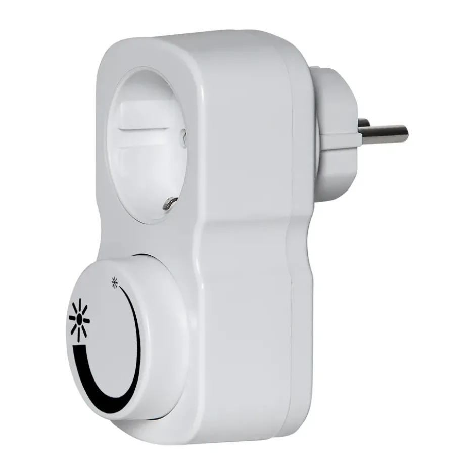 Lit plug-in dimmer Saco, Vit