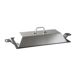 Lock till stekbord rostfritt stål, 45x22 cm