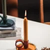 Loop ljusstake Ø11 cm, Amber