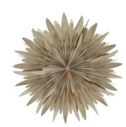 Luna adventsstjärna beige med prickar, 80 cm