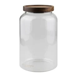 Luna burk med lock large 20 cm, Transparent