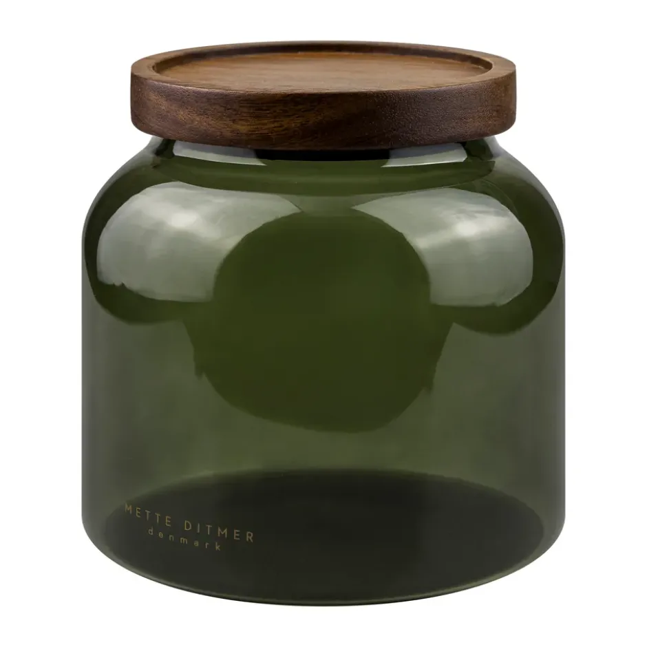 Luna burk med lock small 13 cm, Dark forest