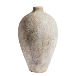 Luna kruka 80 cm, Grå-terracotta