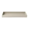 Lux lackad dekorationsbricka 38x19x3,5 cm, Latte