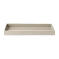 Lux lackad dekorationsbricka 38x19x3,5 cm, Latte