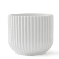 Lyngby blomkruka vit, Ø18,9 cm
