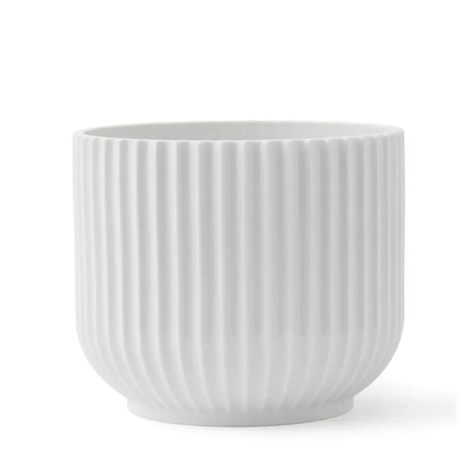 Lyngby blomkruka vit, Ø14,5 cm