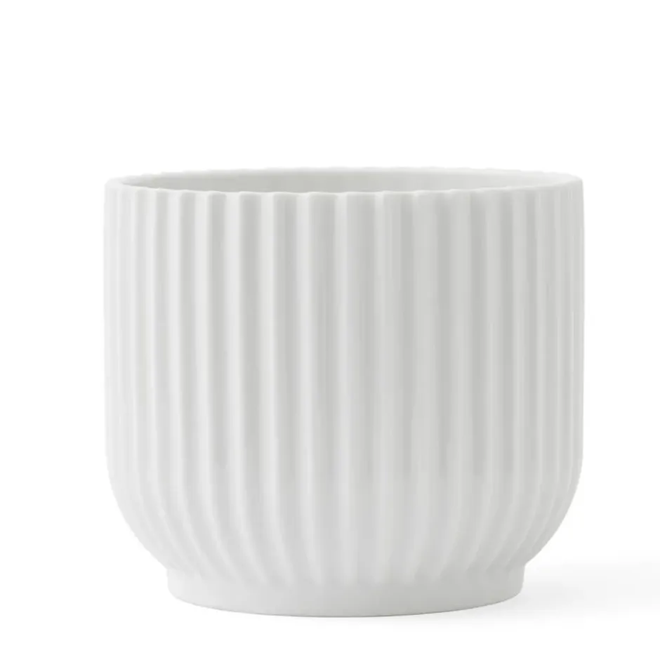 Lyngby blomkruka vit, Ø11,5 cm