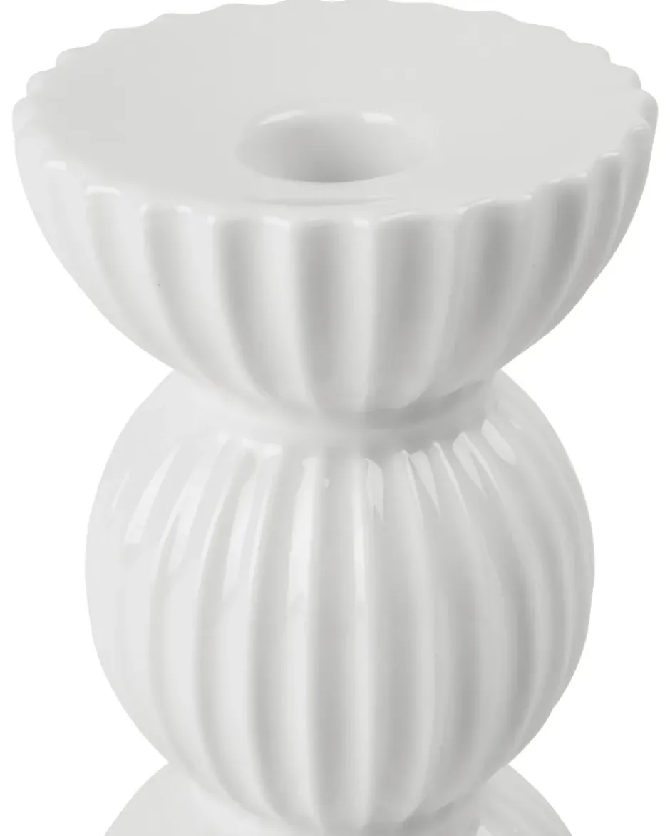 Lyngby Tura Ljusstake 14 cm, Vit