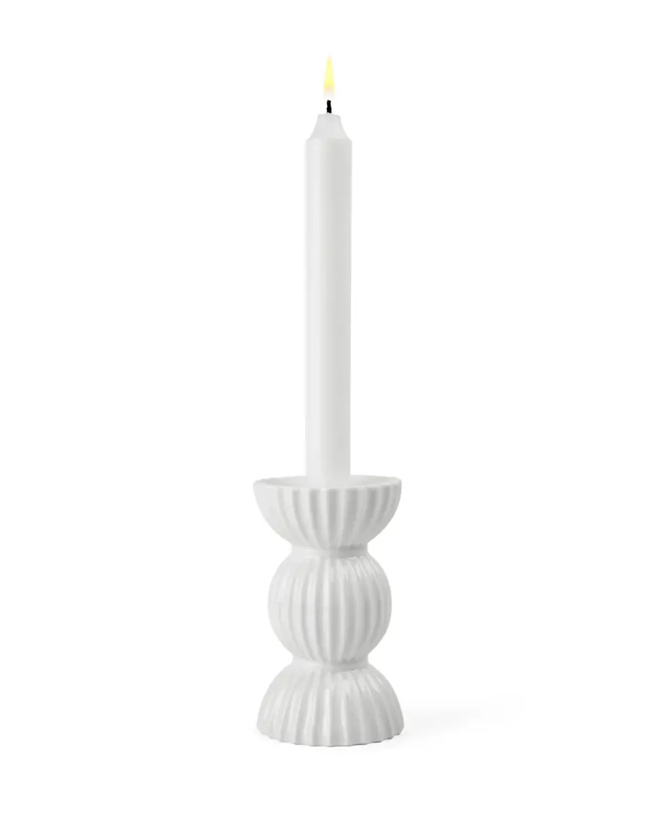 Lyngby Tura Ljusstake 14 cm, Vit