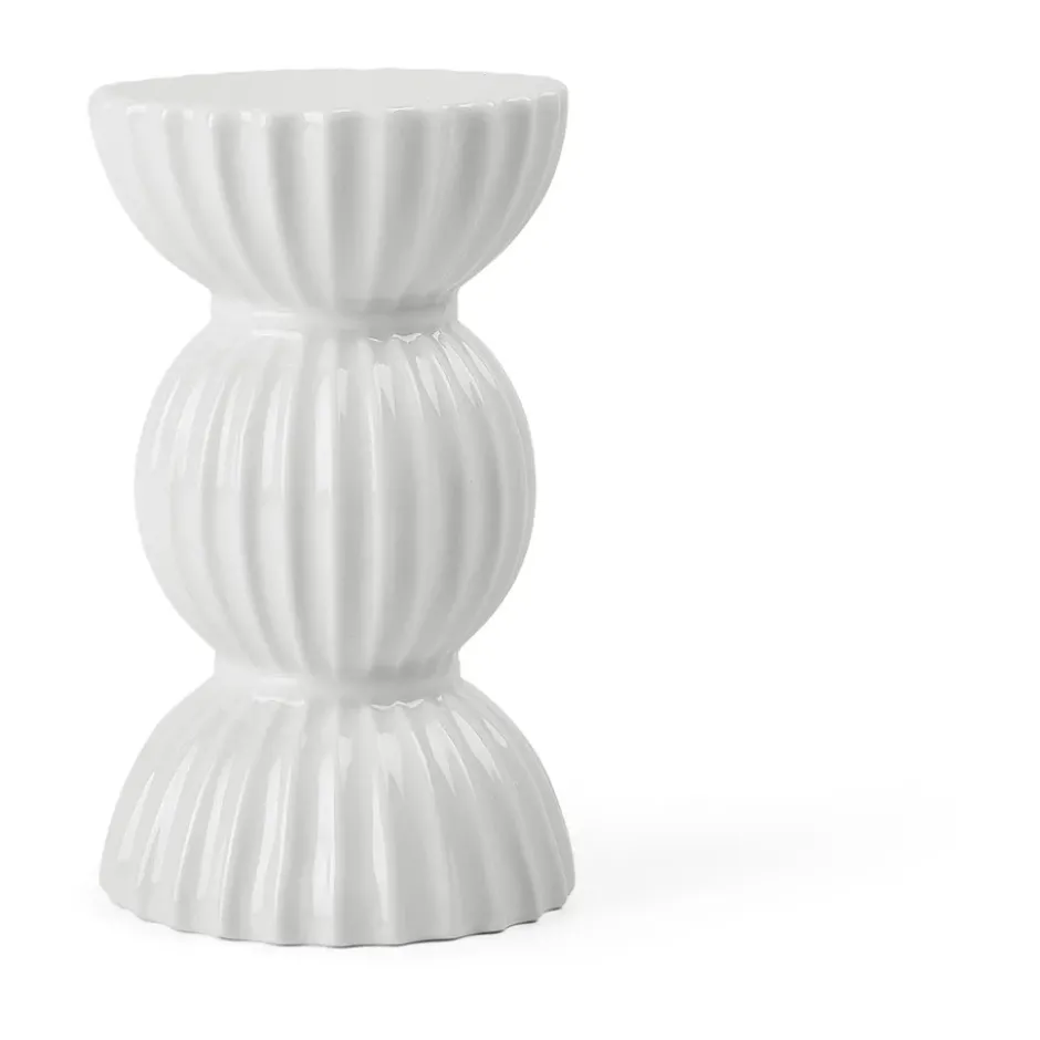 Lyngby Tura Ljusstake 14 cm, Vit