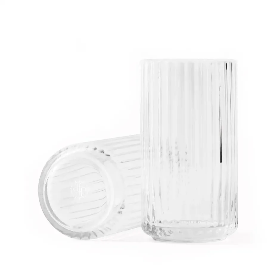 Lyngby vas glas klar, 15 cm