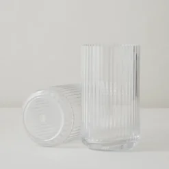 Lyngby vas glas klar, 12 cm