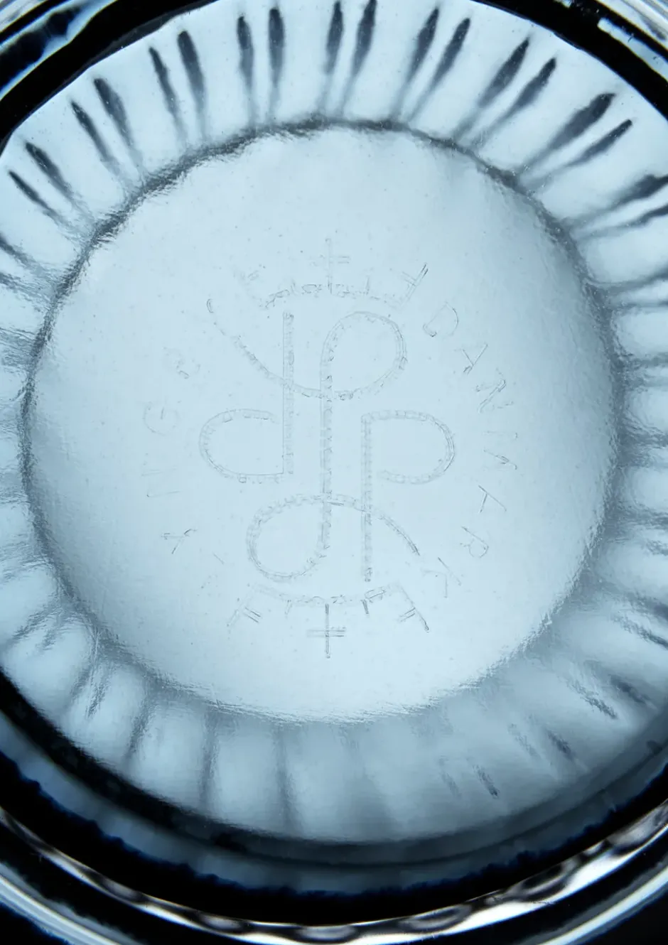 Lyngby vas glas midnattsblå, 12,5 cm