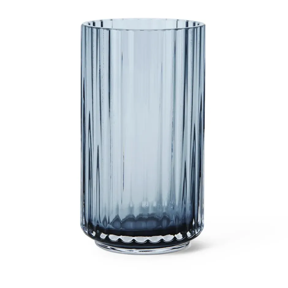 Lyngby vas glas midnattsblå, 12,5 cm