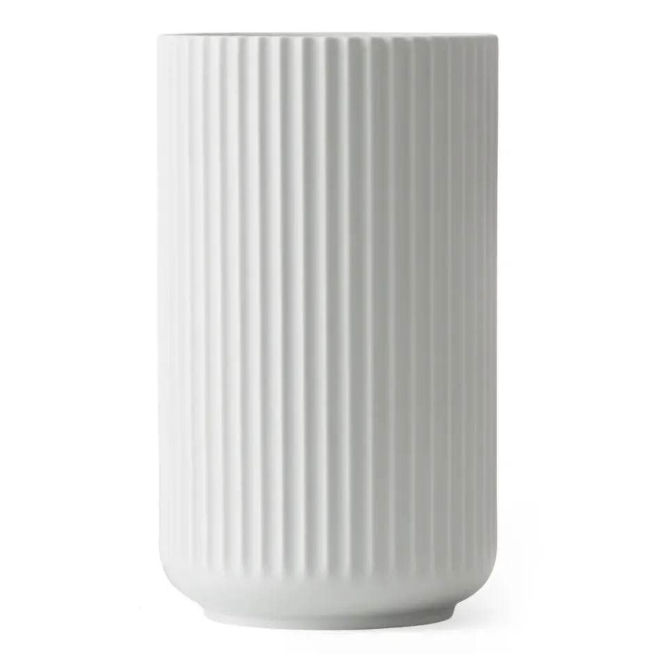 Lyngby vas vit matt, 25 cm