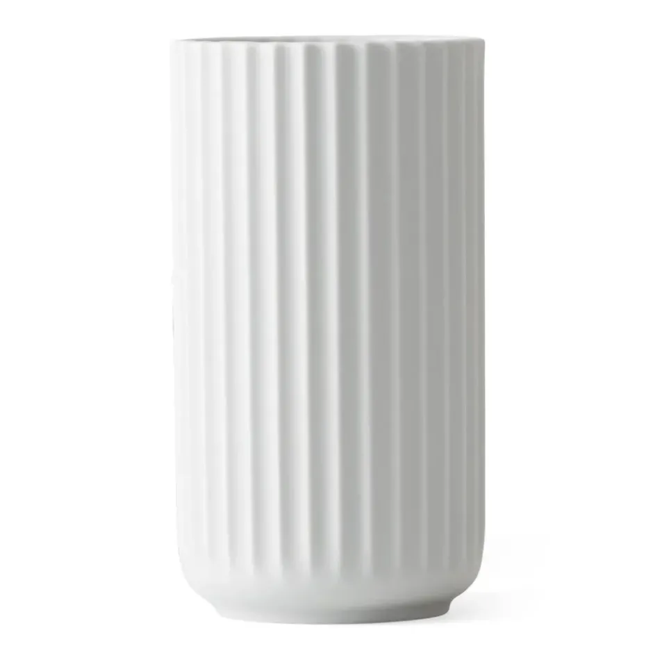 Lyngby vas vit matt, 15 cm