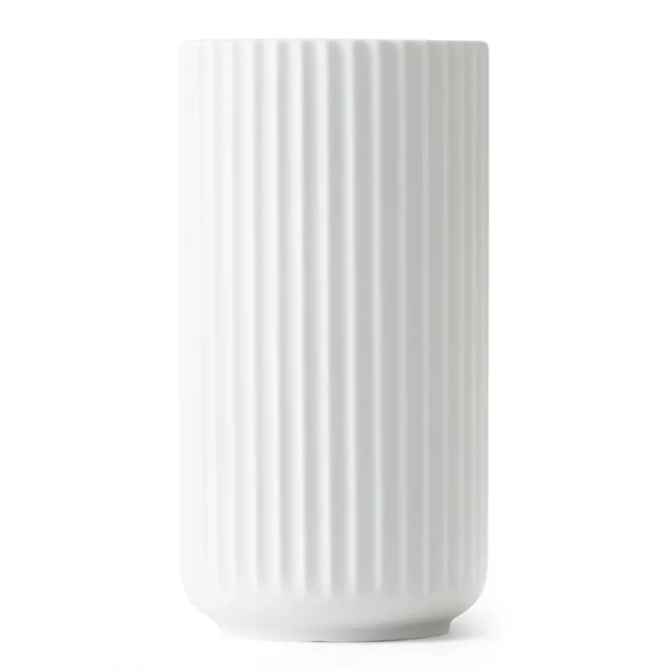 Lyngby vas vit matt, 20 cm