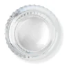 Lyngby Vas, White swirl, 20,5 cm