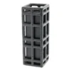 Lyng vas 11x11x30 cm, Black